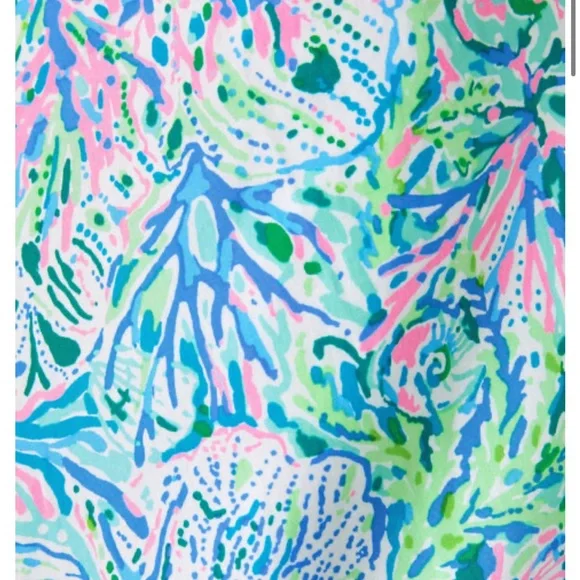 Lilly Pulitzer Trina Dress Surf Blue Soleil It On Me Size Large NWT - Picture 5 of 6